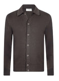 Cardigan Cashmere Cotton Taupe  SS26