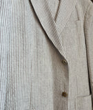 Sample Suit 2-Delig '26 | Seersucker Taupe MT48