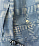 Sample Suit 3-Delig '26 | Blauw Geruit MT48