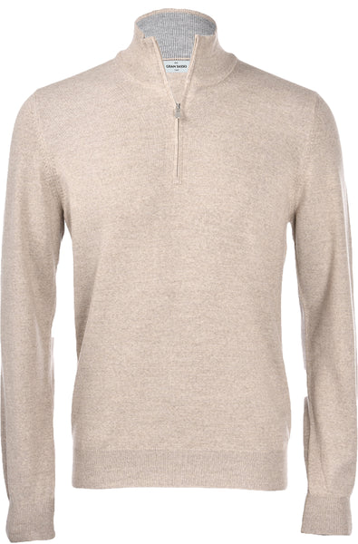 Halve Zip Sand (FW25)