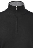 Halve Zip Black (FW25)