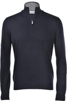 Halve Zip Navy (FW25)