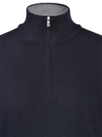 Halve Zip Navy (FW25)