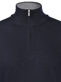 Halve Zip Navy (FW25)
