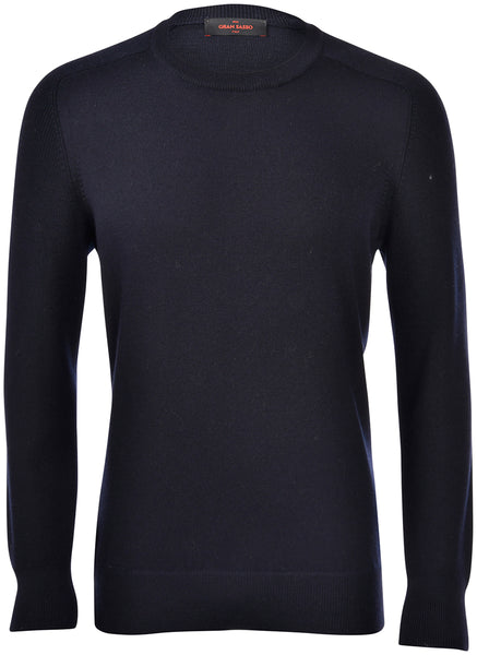 Ronde Hals Navy by Gran Sasso 🇮🇹