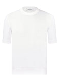 T-Shirt Knitted Cotton White SS26