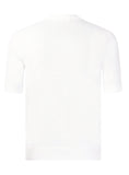 T-Shirt Knitted Cotton White SS26