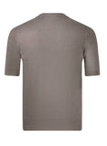 T-Shirt Knitted Cotton Taupe SS26