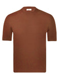 T-Shirt Knitted Cotton Terra Cotta SS26