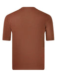 T-Shirt Knitted Cotton Terra Cotta SS26