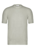 T-Shirt Knitted Cotton Sage Green SS26