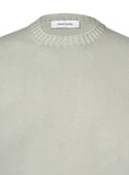 T-Shirt Knitted Cotton Sage Green SS26