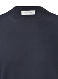 T-Shirt Knitted Cotton Navy SS26