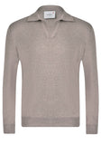 Polo Riva LS Taupe (FW25)