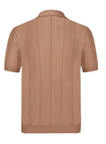Polo Riva Stripe Brown SS26