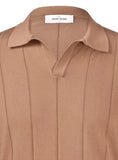 Polo Riva Stripe Brown SS26
