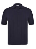 Polo Riva Stripe Navy SS26
