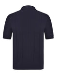 Polo Riva Stripe Navy SS26
