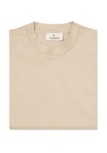 Valenza Italian T-Shirt Beige