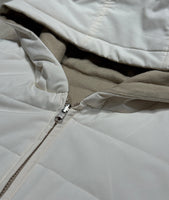 Reversible Bodywarmer Off-White / Taupe