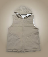 Reversible Bodywarmer Off-White / Taupe