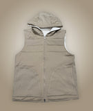 Reversible Bodywarmer Off-White / Taupe