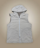 Reversible Bodywarmer Off-White / Taupe