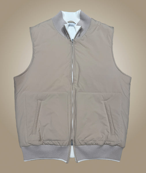 Bodywarmer Rits Sand