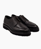 Leather Dark Brown Veterschoen