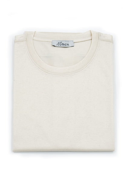 T-Shirt Mercerized Cotton Off-White