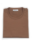 T-Shirt Mercerized Cotton Camel