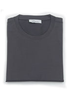 T-Shirt Mercerized Cotton Antraciet
