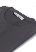T-Shirt Mercerized Cotton Antraciet