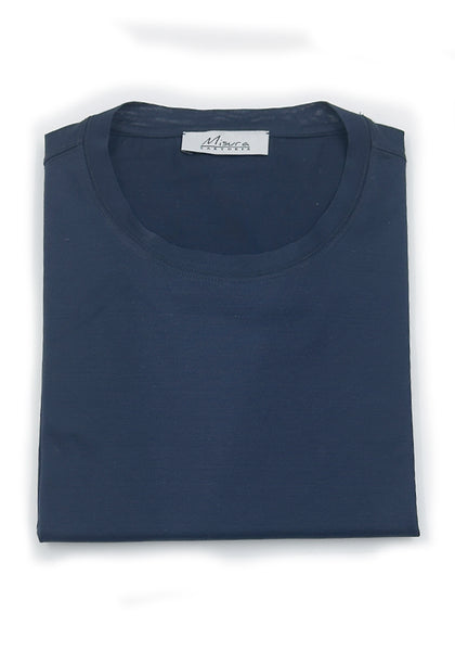 T-Shirt Mercerized Cotton Navy