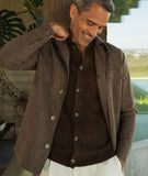 Shirt Cotton Linen Brown SS26