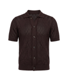 Shirt Cotton Linen Brown SS26