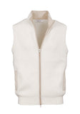 Gilet Zip Off-White