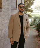 Double Breasted Camel Jacket