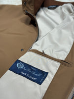 Italian Brown Jacket by Loro Piana fabrics