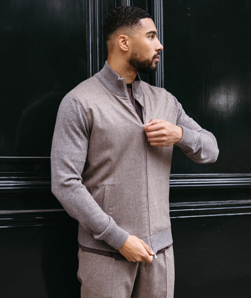 Jacket Cashmere Taupe FW25