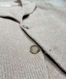 Jacket Linnen Cotton Sand