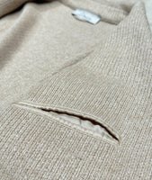 Jacket Linnen Cotton Sand