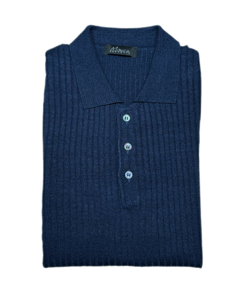 Polo Linnen Cotton Navy