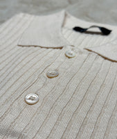 Polo Linnen Cotton Sand