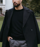 Italian Overcoat Black