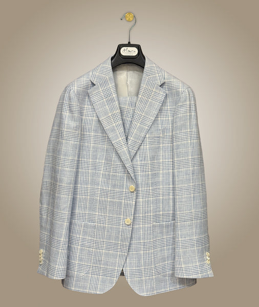 Sample Pak Light Blue Check