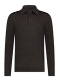 Polo Long Sleeve Brown FW26