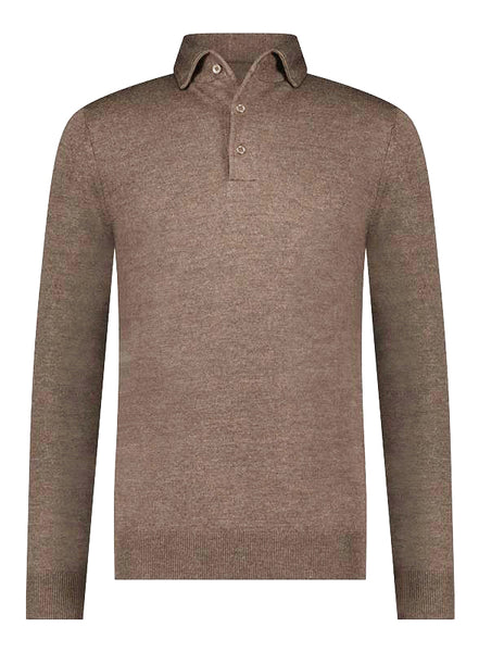 Polo Hidden Button New Camel