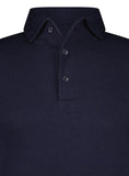 Polo Hidden Button Navy