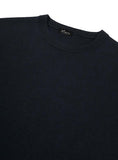 Ronde Hals Ribbed Black Blue FW26